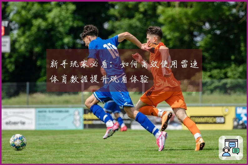 新手玩家必看：如何高效使用雷速体育数据提升观看体验